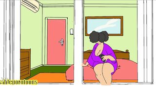 Lonely Nigerian Thick Booty Gets banged By Large Penis Handyman (Preview)