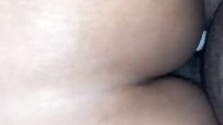 BBC Cums on constricted arsehole