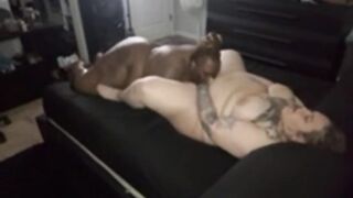 Black big beautiful woman Eating Vagina Fingering Eating Booty of Lalin Girl Guy