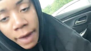 Amateur Masturbates In Car