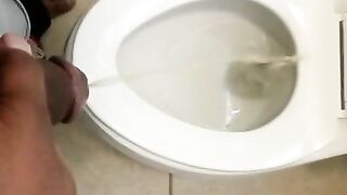 Peeing after cumming