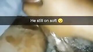 Jerking Off my chocolate schlong on soft