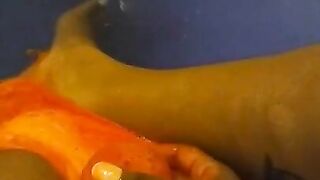 Bathroom time Foot Fetish