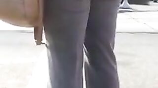 HAWT mother I'd like to fuck WITH A OUTSTANDING VPL I SAW 2 DAYS IN A ROW!!!