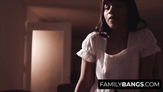 FamilyBangs.com - Detective Mother I'd Like To Fuck has Sinner Dreams with her Black Step Niece Assistant, Jenna Fox, Angela White