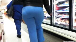 Blue Brown Round Booty Butt(VPL)