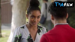 Halle Bailey Underclothes Scene in Grown-Ish