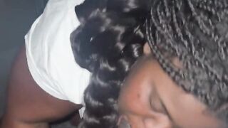 Large butt black big beautiful woman getting wicked at work