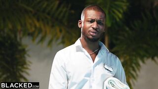 Tiny girl Lily gets her 1st Blacked experience