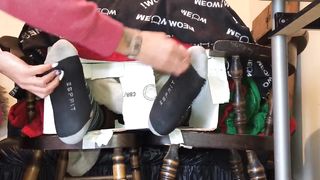 Tickling Sweaty Ebony Socks