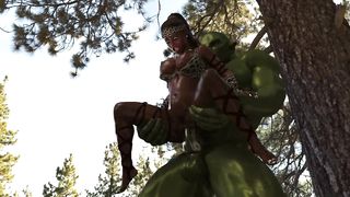 3D Amaya and the Orc