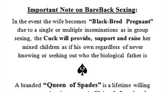 Queen of Spades Black Cock Snowbunnies