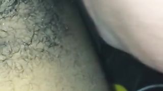 Hairy Pussy gets Ate on by White Guy