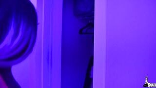 The Purger coarse bangs the large ass black Shanice Luv all night