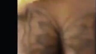 Large Butt Tattoo black pov back discharged