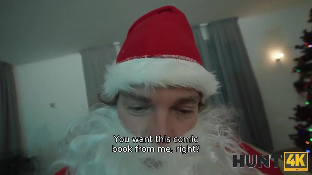 Free HUNT4K. Valuable Christmas for Bad Santa Porn Video - Ebony 8