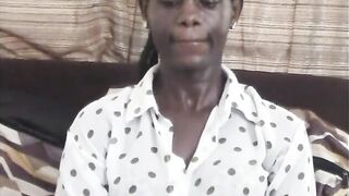 Interview and sex with pleasant amateur Afro hotel staff, skinny body with wonderful round breasts #0129