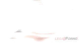 Large booty doxy Alex Ebony DAP'ed & screwed by three lads for Legal Porn SZ895