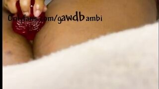 Black Wench Screws Petite butthole (loop) GawdBambi