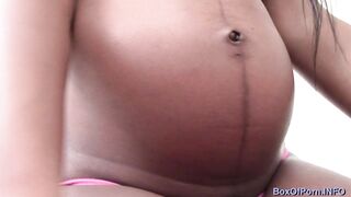 4K/ Your Charming And VERY Preggy StepDaughter Morgan Chanel Needs Your Financial Aid For Baby!