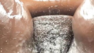 BLACK big beautiful woman VENUS SARUTOBI SHAKING CREAMY CUNT IN YOUR FACE