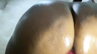 Pov: Creamy snatch bouncing on large knob