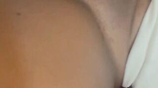 Banging My Constricted Hairless Twat Up Close With Vibrator