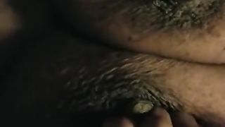 Load on Ebony Saggy Tits