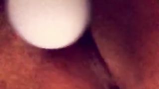 Quick Pussy Play with Vibrator