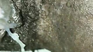 Ebony Cream Pie White Cock