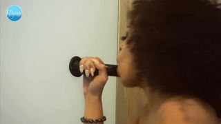 Sexy Stacy Luxx Sucks on Toy