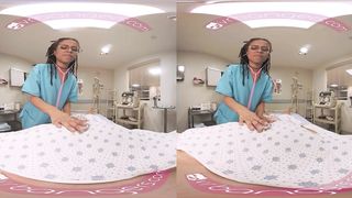 VRBangers Hot Ebony Nurse Fucking a Coma Patient VR Porn