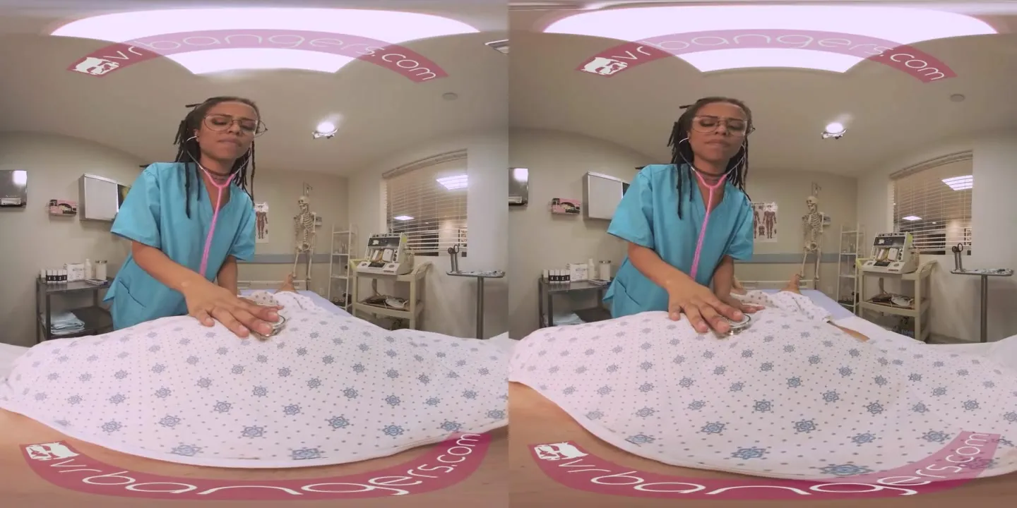 Free VRBangers Hot Ebony Nurse Fucking a Coma Patient VR Porn Porn Video -  Ebony 8