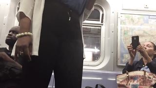 Huge Candid Tits Train