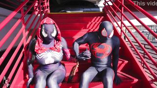 Spiderman "Across The Cunt Universe" Starring Black Mystique & Gibby The Clown
