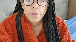 Mom tells u off for jerking to her but shows u how to jerk properly ( FULL VID ON OF @LEX-LEE)