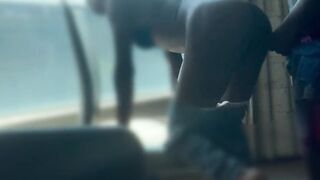 Banging Her By the Window During The Time That Her Boyfriend is Outside ????????????????