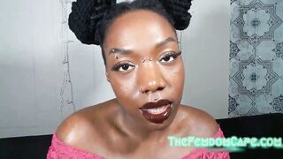 Clean My Immodest Size 10 Feet Black Foot Fetish Foot Licking Femdom Humiliation