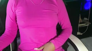 Gamer cutie smokin' showing off cunt