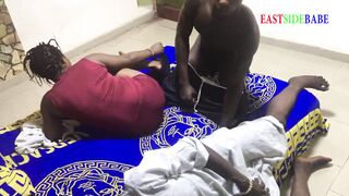 3some group banged on family daybed with spouse brother