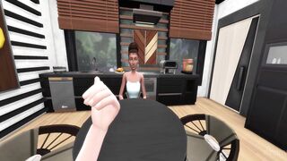 Savage mother-in-law faked to be my girlfriend in the morning