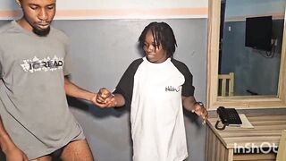 I screw my abode assist as my wife sits in the parlour