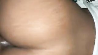 Thick Lightskin Teen Takes Backshots from Boyfriend