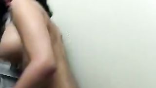 Solo Girl Aaliyah Hadid Naked getting Dressed and Twerking her Ass