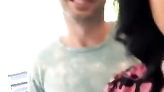 Aaliyah Hadid behind the Scenes Talking to Camera