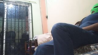 MASKED NURSE LOSES DECENCE ON THE SOFA IN THE CHIEF'S OFFICE