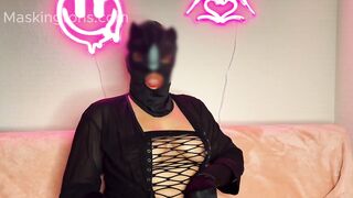 Jerk Off Instruction Cum For Me Mask Baby - Messy Talk