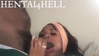 THIS GUY BANGED HER FACE IN ADVANCE OF THIS GUY WENT TO WORK