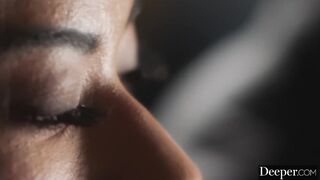 Deeper. Pliant Ameena Is Dominated In Public