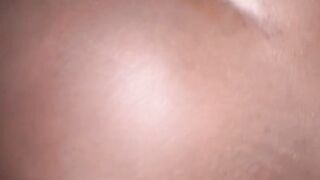 Black shaking large ebony butt